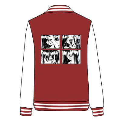 Japanese Psycho Girl Addicted Finger Baseball Jacket SD02715