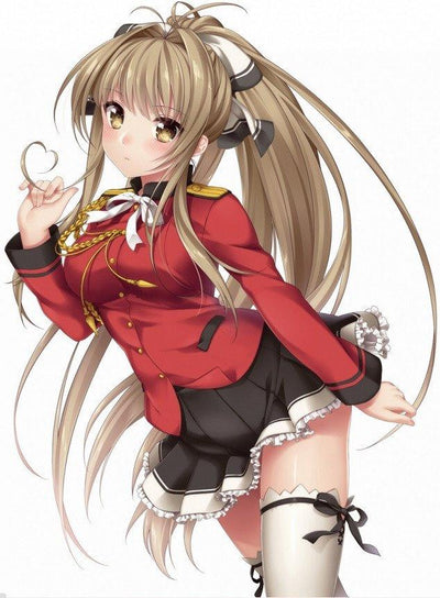 Amagi Brilliant Park Cosplay Isuzu Sento Blonde Wig SD00104