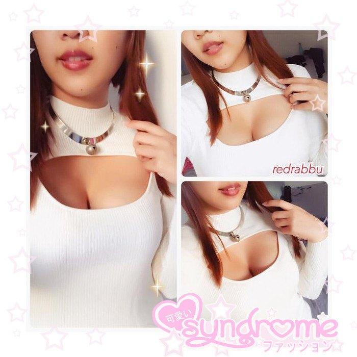 Sexy High Hollow Keyhole Sweater SD00057