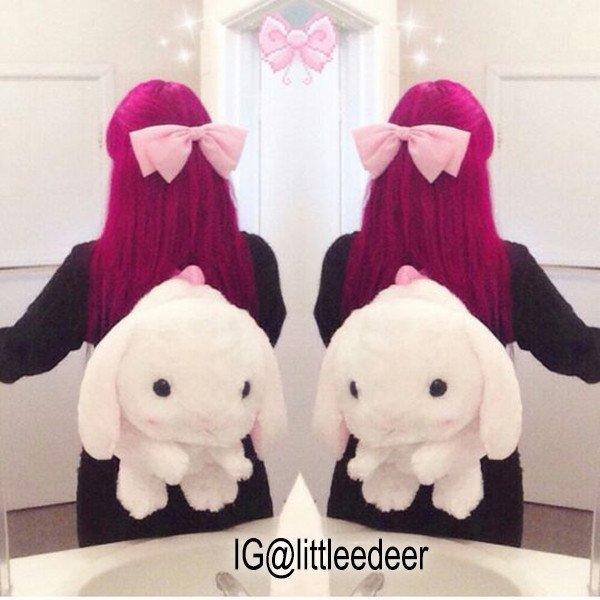 Fluffy Bunny Backpack SD00055