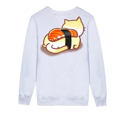 Japanese Cat Salmon Sushi Sweater SD02601