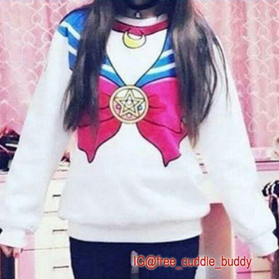 Sailor Moon Bow Print Sweater SD00044