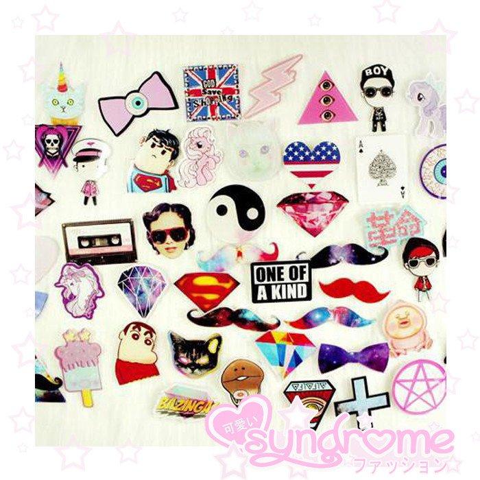 Pastel Kawaii Japanese Korean Figures Button Badge SD00082