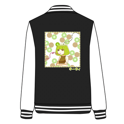 Japanese Summer Kiwi Juice Baseball Jacket SD02735