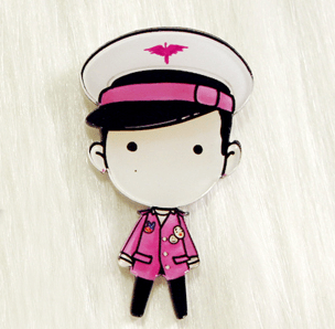 Pastel Kawaii Japanese Korean Figures Button Badge SD00082