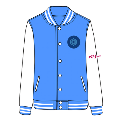 Japanese Summer Berry Juice Baseball Jacket SD02737