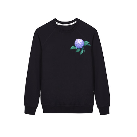 Blue hydrangea flowers Hoodie Sweater SD02661