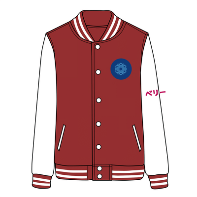 Japanese Summer Berry Juice Baseball Jacket SD02737