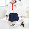 White&Blue School Sailor Uniform SD00396