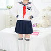 White&Blue School Sailor Uniform SD00396