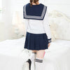 White&Blue School Sailor Uniform SD00396