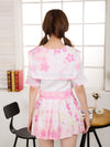 Japanese floral sailor school uniform skirt t-shirt SD00681