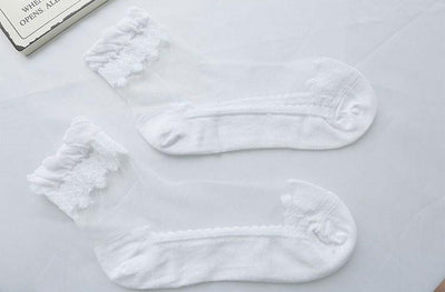 Lovely Half-transparent Lace Socks SD01754