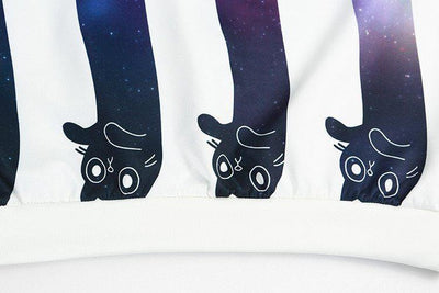 Harajuku galaxy cat sweater SD00595