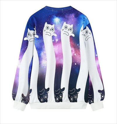 Harajuku galaxy cat sweater SD00595