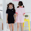 Harajuku Love Embroidery Couple Dress SD02331