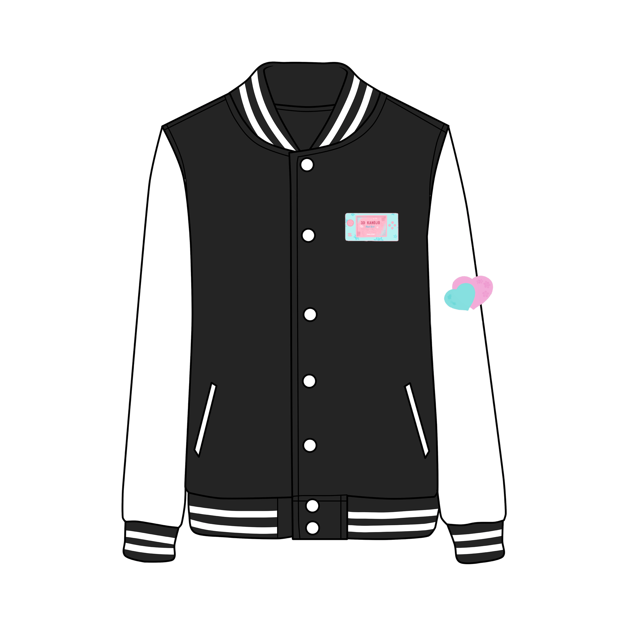 3d Kanojo Real Girl Igarashi Iroha Baseball Jacket SD02727