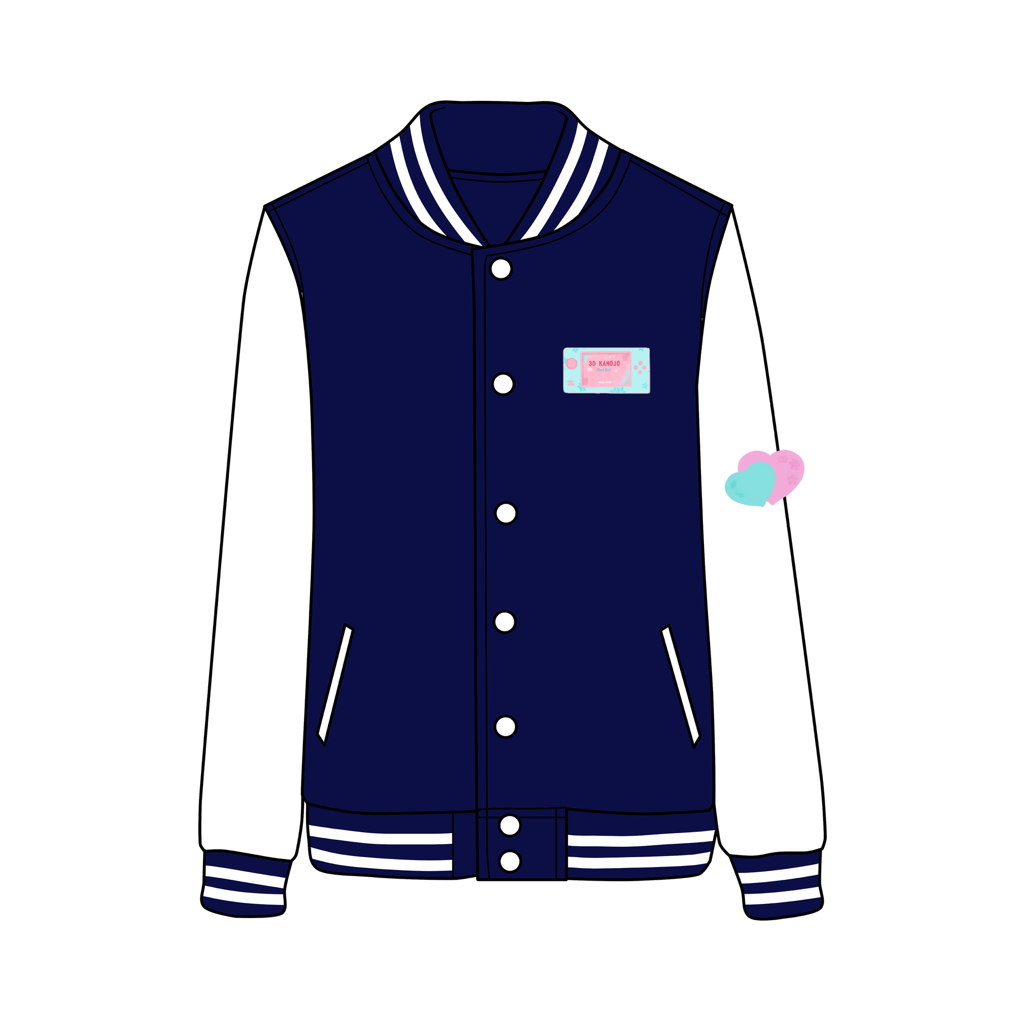 3d Kanojo Real Girl Igarashi Iroha Baseball Jacket SD02727