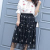 Korean mesh stars skirt SD00645