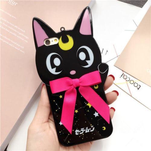 Sailor Moon Luna Black Iphone Phone Case SD02260