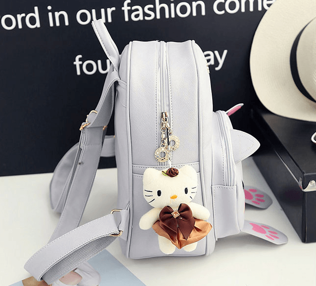 Cute Black/Gray Cat Bag SD01400