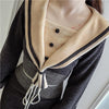 Japanese Sailor Grey Thin Waist Dress SD01348