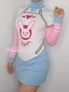 Overwatch Winter D.VA DVA Sweater Dress SD02550