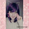 Kawaii Kitty Cat Ears Pearl/Crystal Rhinestone Metal Headband SD00004