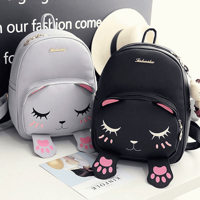 Cute Black/Gray Cat Bag SD01400