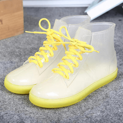 Candy Color Transparent Rain Boots SD01639