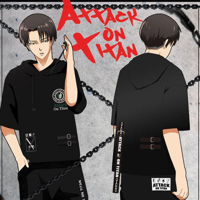 Attack On Titan Strap Hoodie T-shirt SD00276