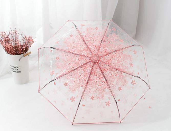 Harajuku Cherry Blossom Transparent Umbrella SD01699