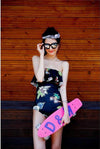 Korean Sexy Summer Printed Swimsuit (swim suit) SD02355