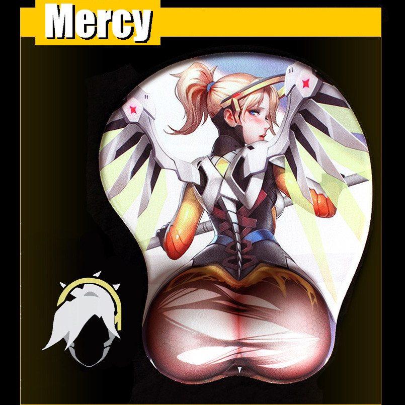 Overwatch Mercy Wrist Rest Ergonomic Mousepad SD01114