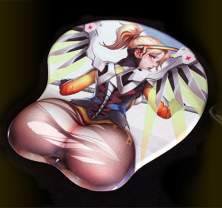 Overwatch Mercy Wrist Rest Ergonomic Mousepad SD01114