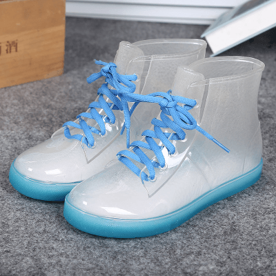 Candy Color Transparent Rain Boots SD01639