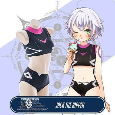 Fate/Grand Order Summer Jack the Ripper Two Piece Swimsuit Swim Suit SD01798