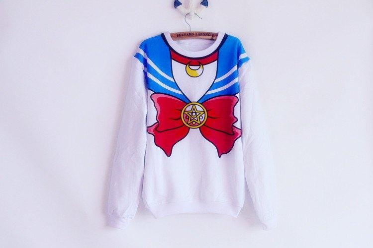 Sailor Moon Bow Print Sweater SD00044