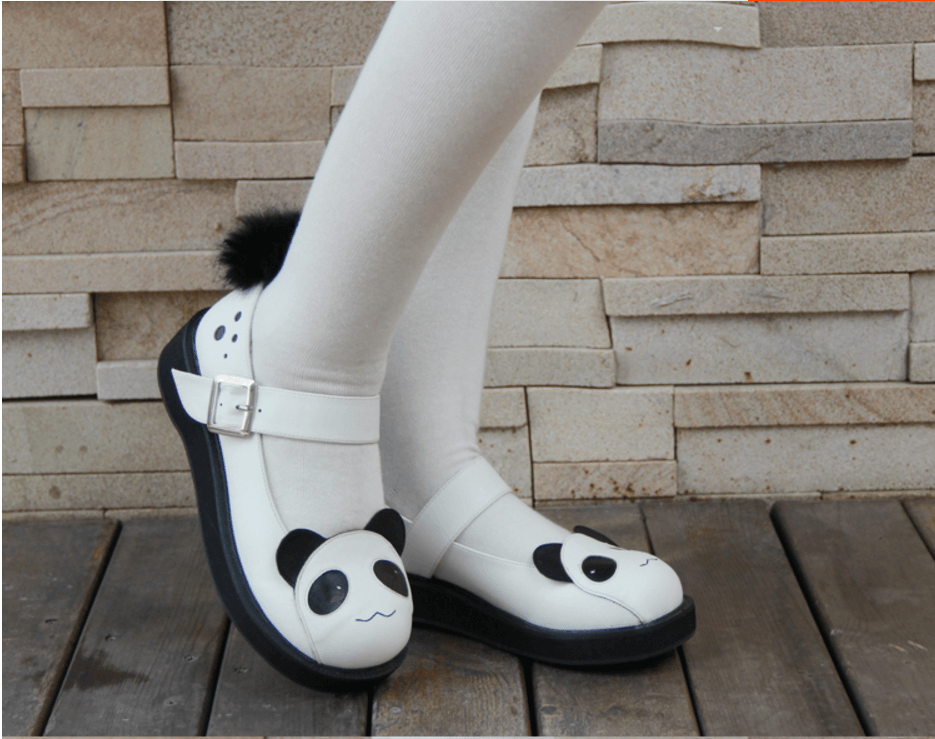 Panda Buckle Lolita Shoes SD00192