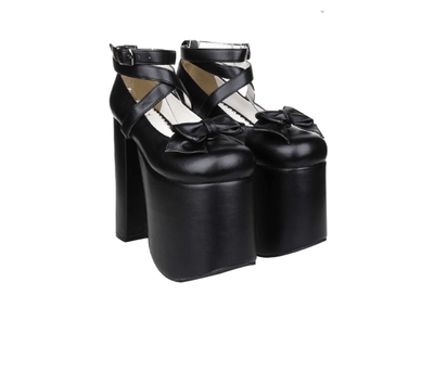 Lolita 15cm Thick Platform Cross Strap Shoes SD00215