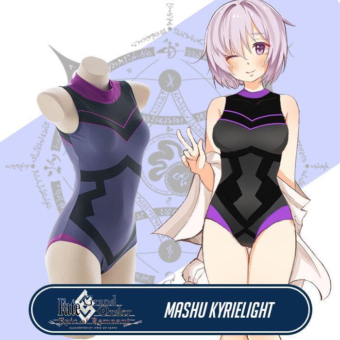 Fate/Grand Order Summer Mashu Kyrielight Two Piece Swimsuit Swim Suit SD01800