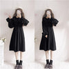 Lantern Loose Sleeve Lace Collar Dress SD00563