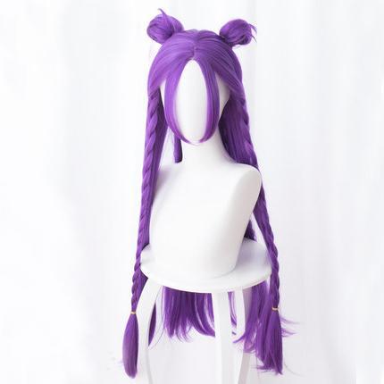 Purple Braid Long Wig SD00508