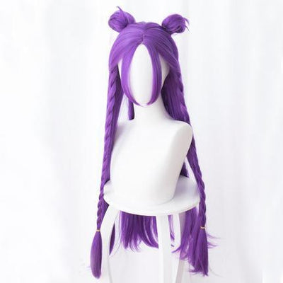 Purple Braid Long Wig SD00508