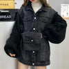 Loose Lantern Sleeve Denim Jacket SD00420