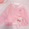 Bubbly Girl Heart Sailor Sweater SD00469