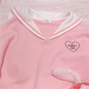 Bubbly Girl Heart Sailor Sweater SD00469