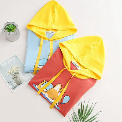 Sleepy Corgi Hoodie Sweater SD00282