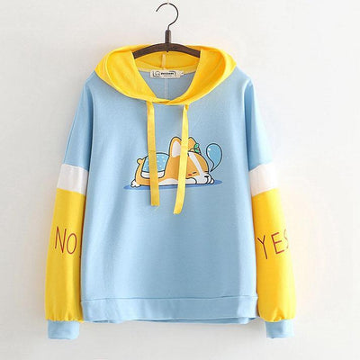 Sleepy Corgi Hoodie Sweater SD00282