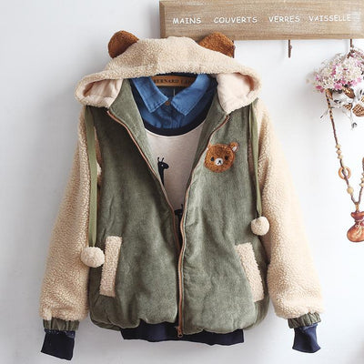 Bear Ears Hoodie Jacket SD00337